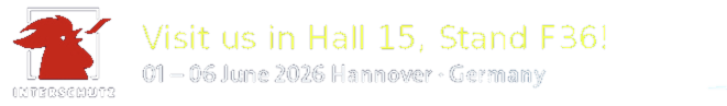 INTERSCHUTZ 2026 · Hall 15 Stand F36 · 01–06 June 2026 Hannover