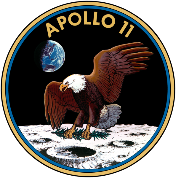 Emblema oficial da missão Apollo 11